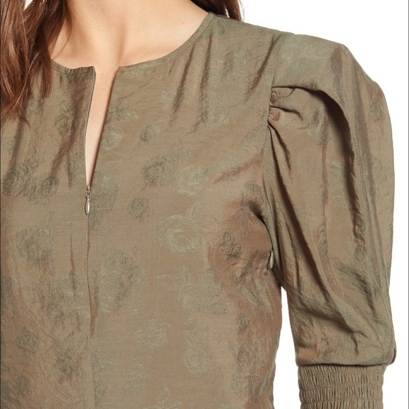 Rebecca Minkoff Geneva Puff Sleeve Blouse - Picture 5 of 16